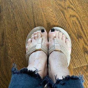 Blue saks fifth Avenue sandals